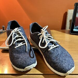 Icebug EIDE Wool Biosole Walking Shoe Blue Gray Mens Sz US 7 EU 40